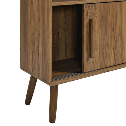 Transmit 45" Bookcase with Sliding Doors