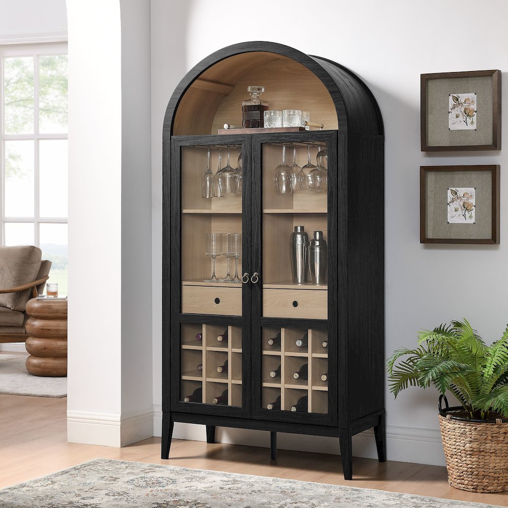 Nolan Arched Bar Cabinet