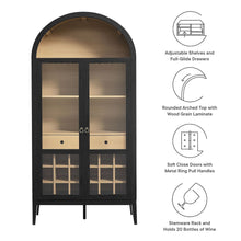 Nolan Arched Bar Cabinet