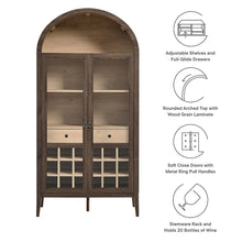 Nolan Arched Bar Cabinet
