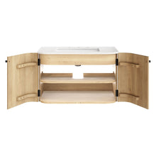 Zia 30" Wall-Mount Bathroom Vanity with Marble Sink