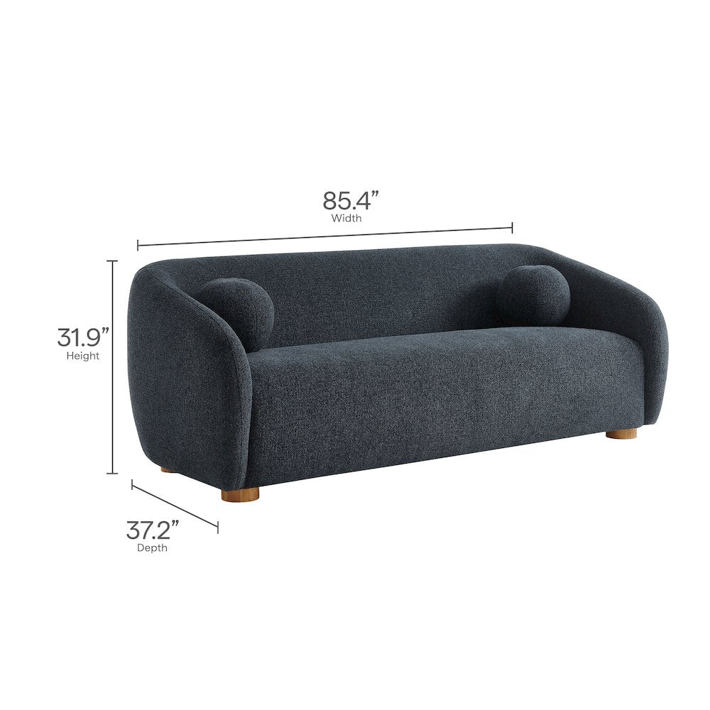 Holland 85" Chenille Fabric Sofa
