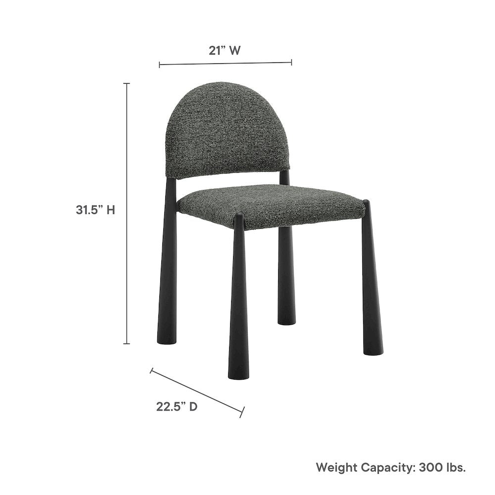 Hayley Upholstered Fabric Dining Side Chair
