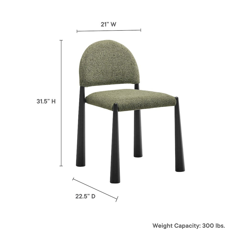 Hayley Upholstered Fabric Dining Side Chair