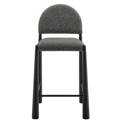 Hayley Upholstered Fabric Counter Stool