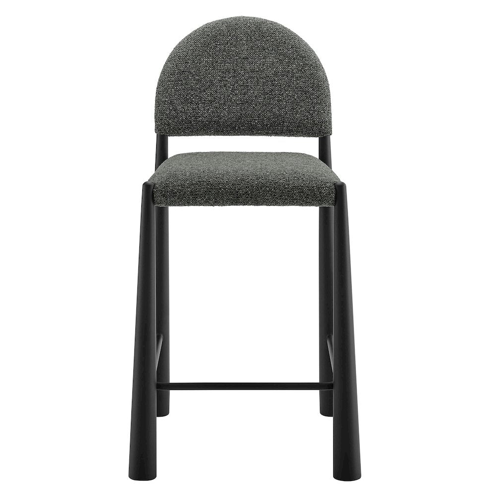 Hayley Upholstered Fabric Counter Stool