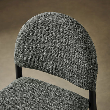 Hayley Upholstered Fabric Counter Stool