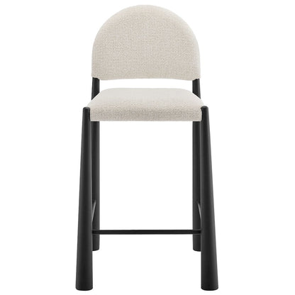 Hayley Upholstered Fabric Counter Stool