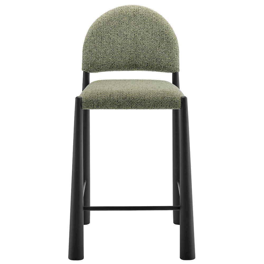 Hayley Upholstered Fabric Counter Stool