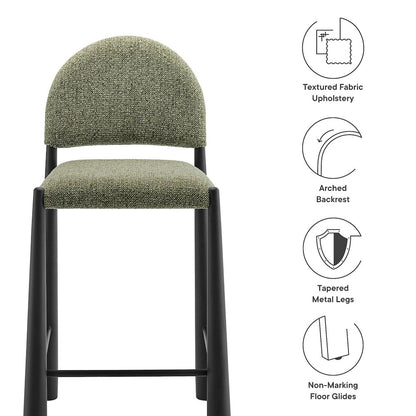 Hayley Upholstered Fabric Counter Stool