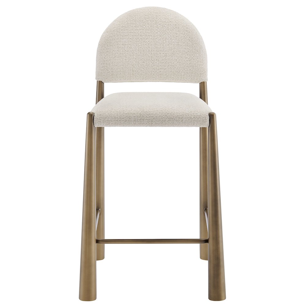 Hayley Upholstered Fabric Counter Stool
