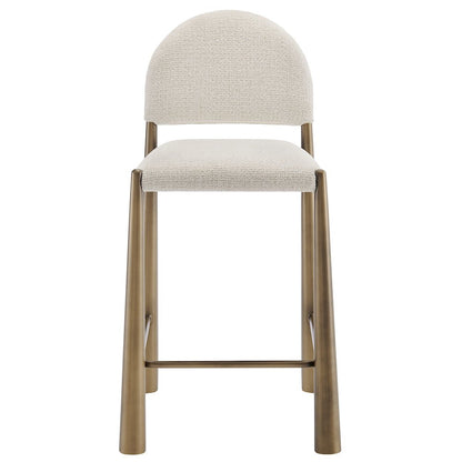 Hayley Upholstered Fabric Counter Stool