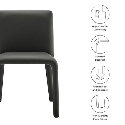 Rhodes Vegan Leather Upholstered Dining Chair
