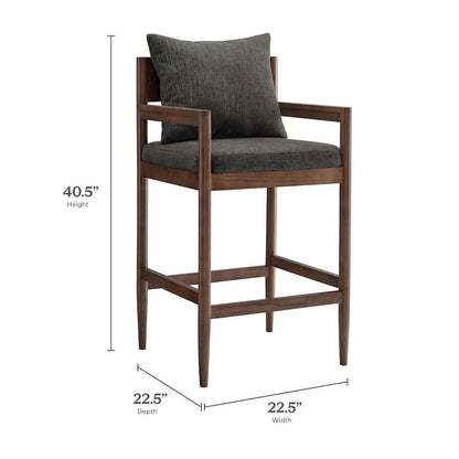 Remington Wood Bar Stool