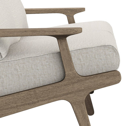 Saratoga Outdoor Patio Teak Wood Loveseat