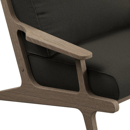 Saratoga Outdoor Patio Teak Wood Armchair