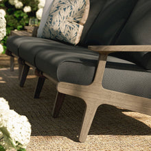Saratoga Outdoor Patio Teak Sofa