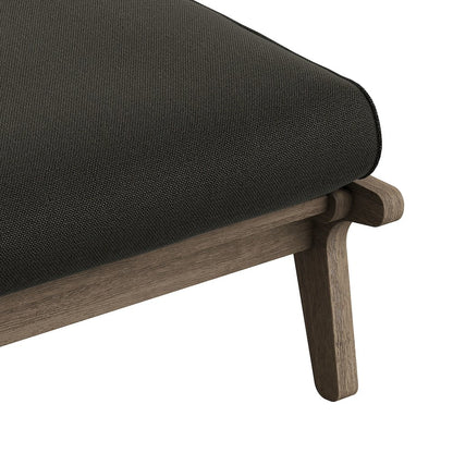 Saratoga Outdoor Patio Teak Ottoman