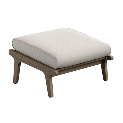 Saratoga Outdoor Patio Teak Ottoman