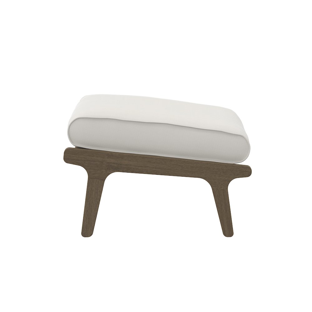 Saratoga Outdoor Patio Teak Ottoman