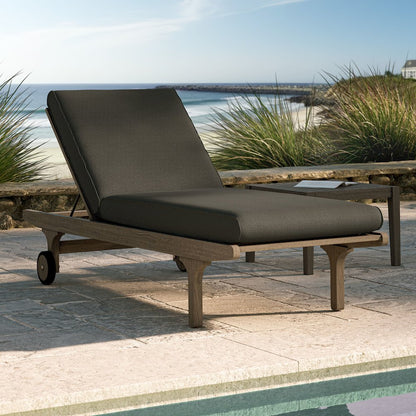 Saratoga Outdoor Patio Teak Chaise Lounge Chair