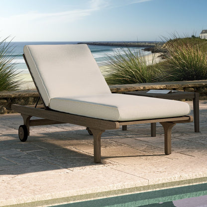 Saratoga Outdoor Patio Teak Chaise Lounge Chair