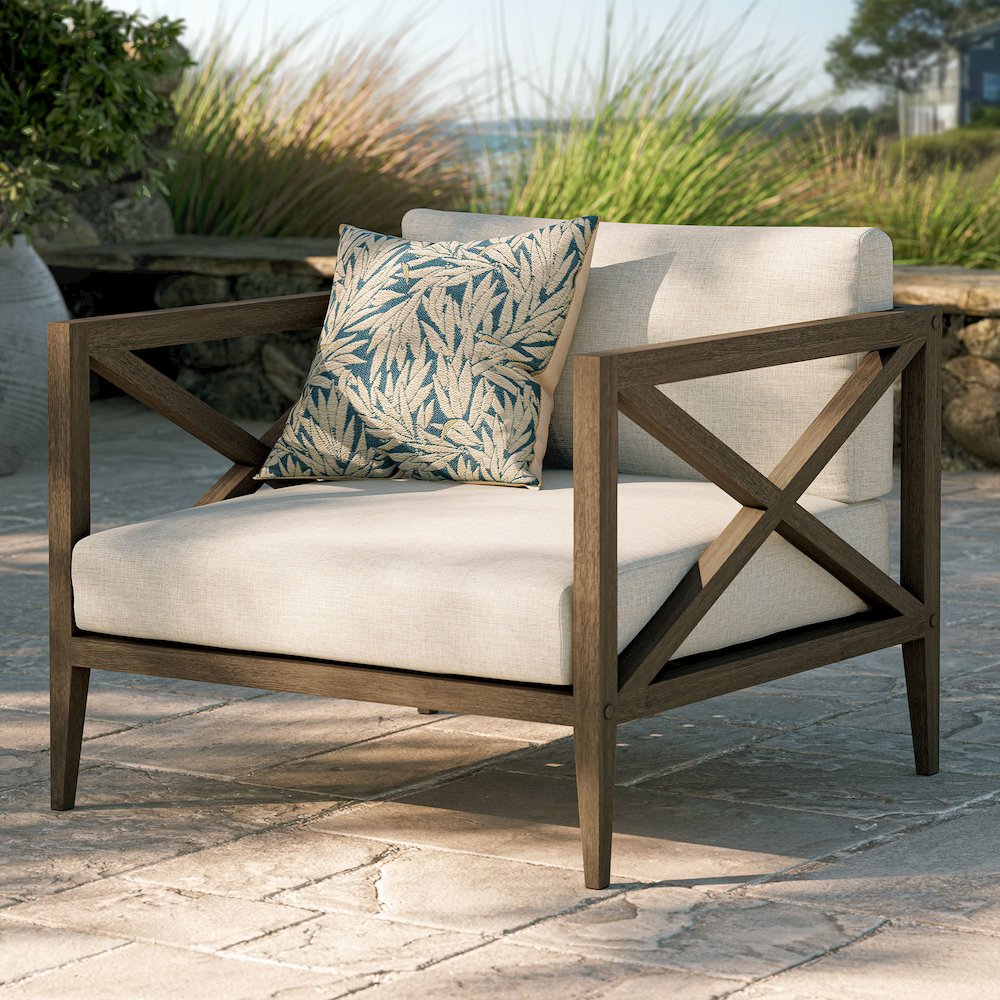 Northlake Outdoor Patio Teak Armchair