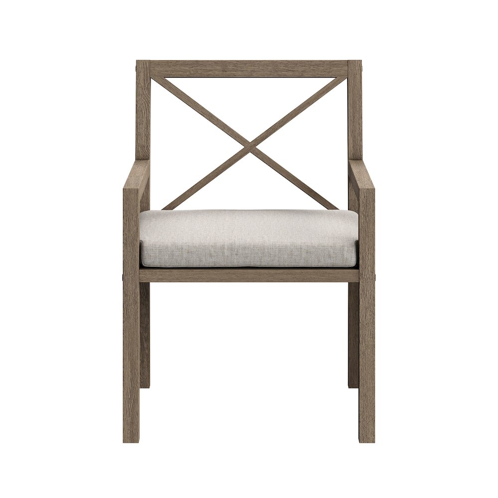 Northlake Outdoor Patio Teak Dining Armchair