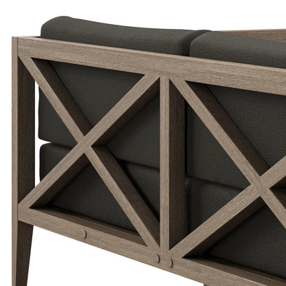 Northlake Outdoor Patio Teak Loveseat