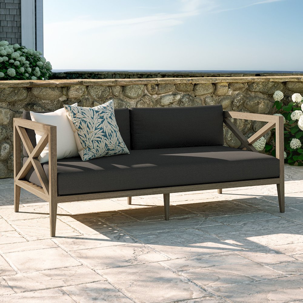 Northlake Outdoor Patio Teak Loveseat
