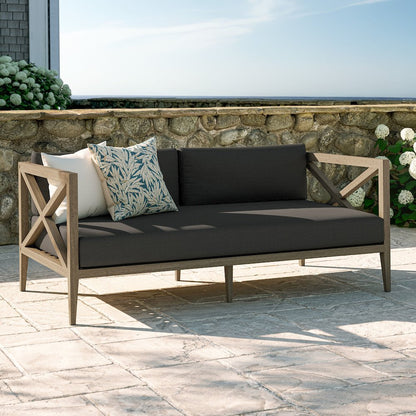 Northlake Outdoor Patio Teak Loveseat