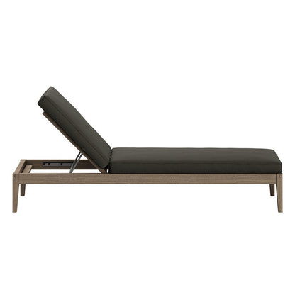 Northlake Outdoor Patio Teak Chaise Lounge