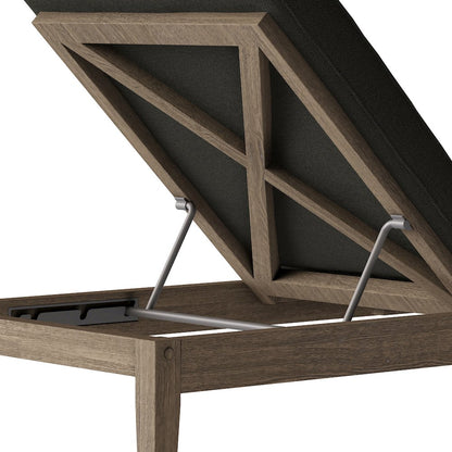 Northlake Outdoor Patio Teak Chaise Lounge