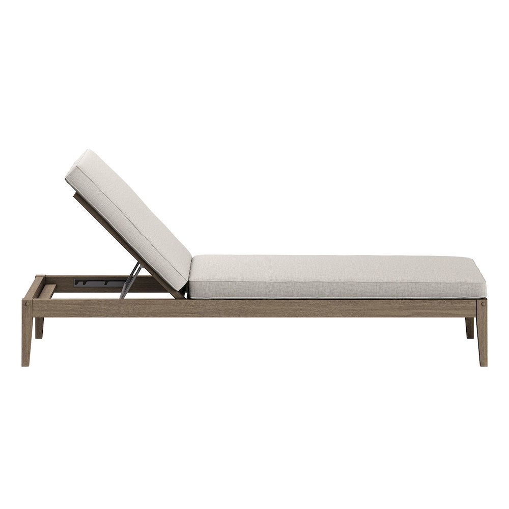 Northlake Outdoor Patio Teak Chaise Lounge