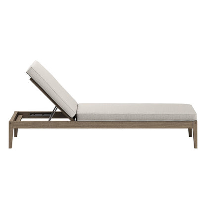 Northlake Outdoor Patio Teak Chaise Lounge