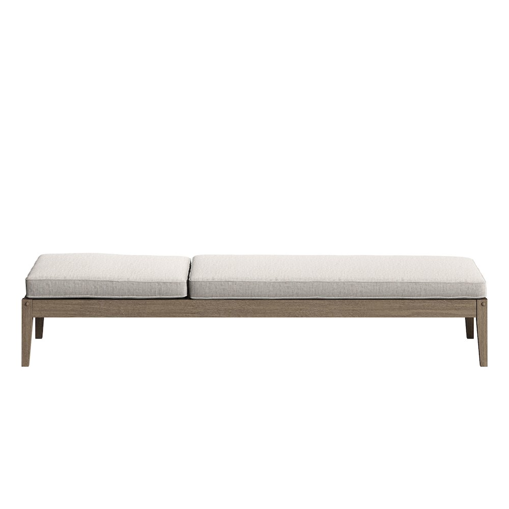 Northlake Outdoor Patio Teak Chaise Lounge