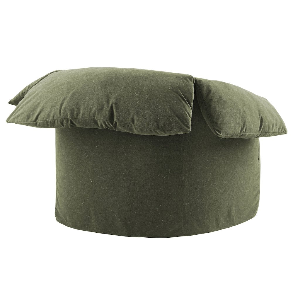 Lark Slipcovered Fabric Oversized Armchair