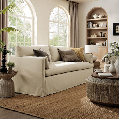 Wellfleet 85" Slipcovered Fabric Sofa