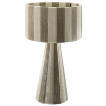 Renae Handwoven Cotton Thread Striped Table Lamp