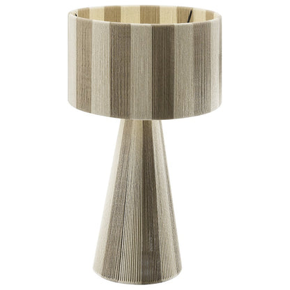 Renae Handwoven Cotton Thread Striped Table Lamp