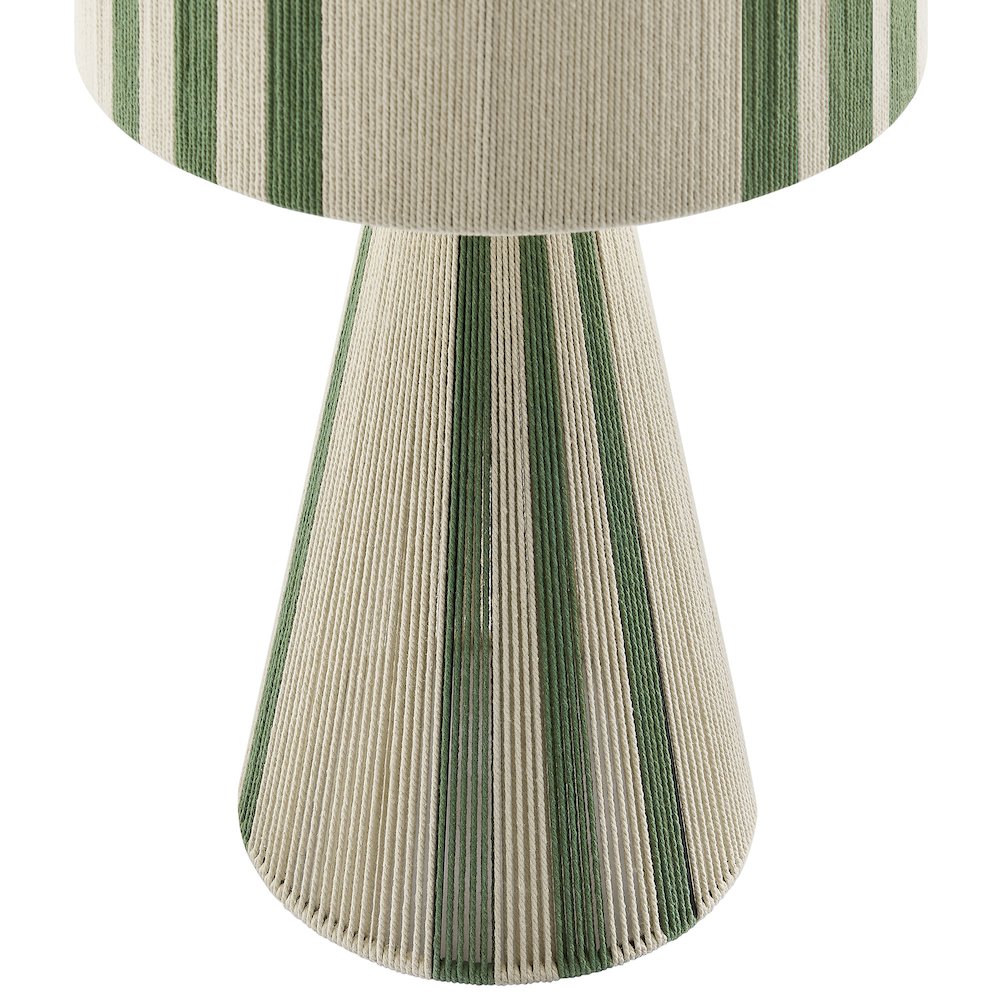 Gia Handwoven Cotton Thread Striped or Plain Table Lamp