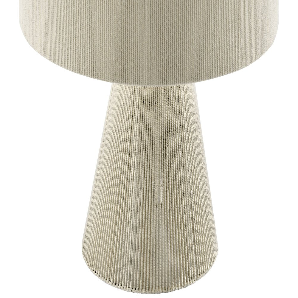 Gia Handwoven Cotton Thread Striped or Plain Table Lamp