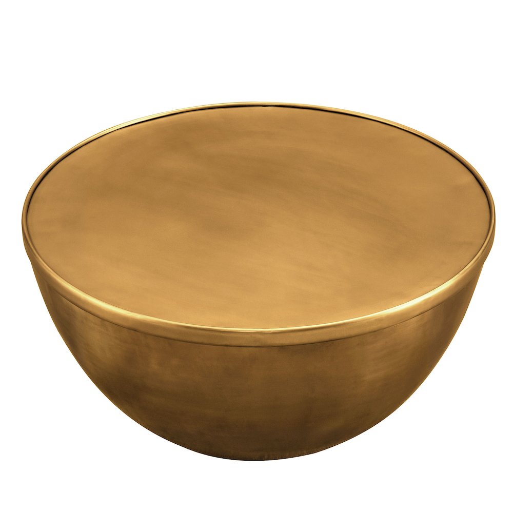 Viora 32 Inch Metal Storage Coffee Table