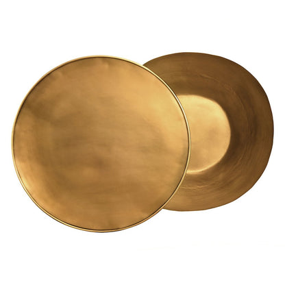 Viora 32 Inch Metal Storage Coffee Table