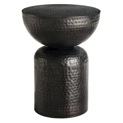 Mella Metal Hammered Side Table