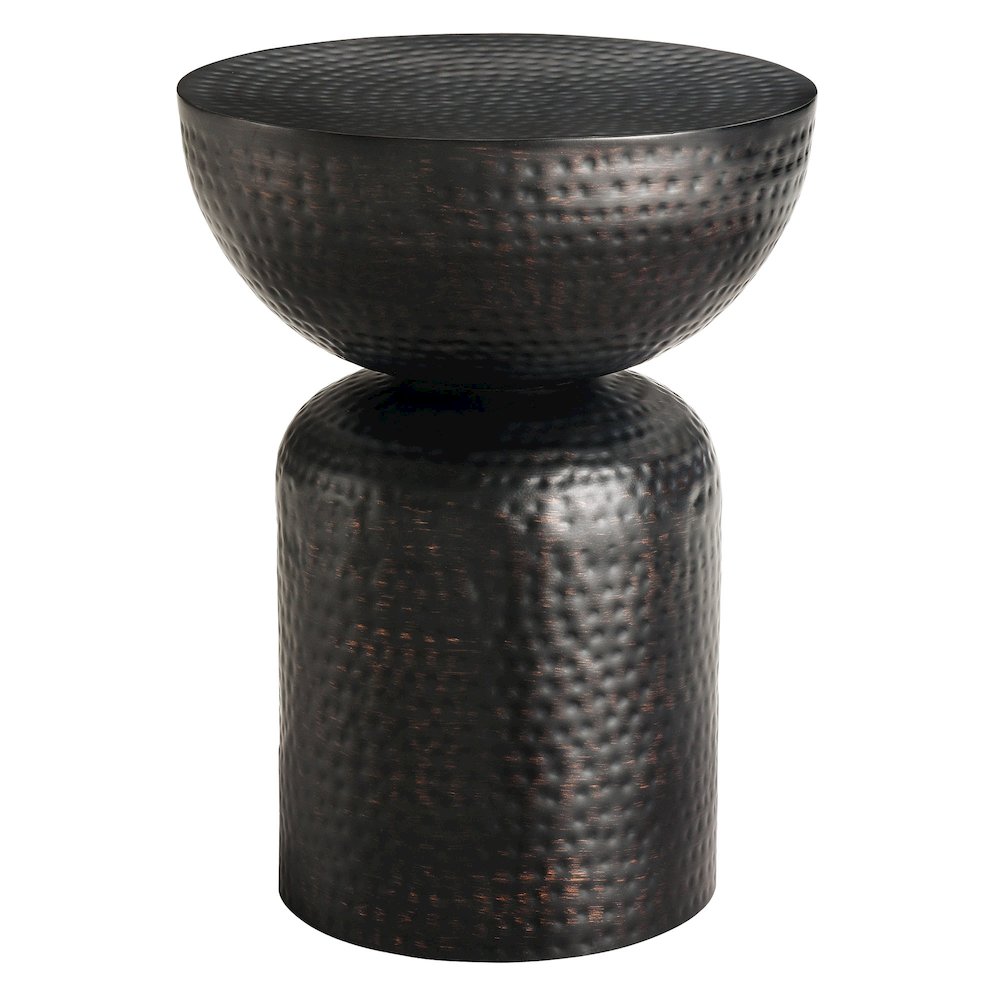 Mella Metal Hammered Side Table