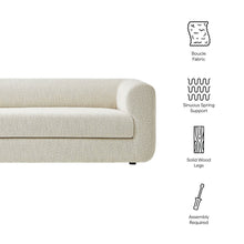 Leif 89" Boucle Upholstered Sofa