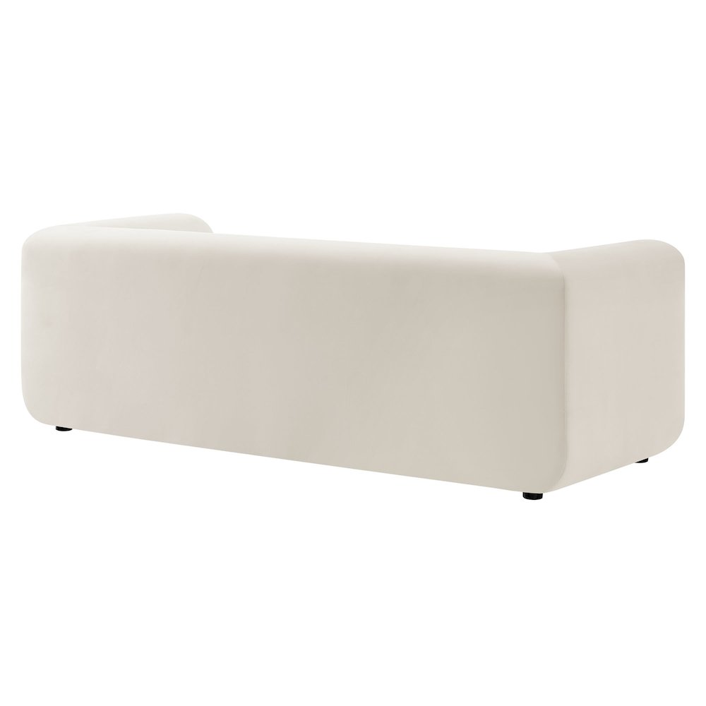 Leif 89" Performance Velvet Upholstered Sofa