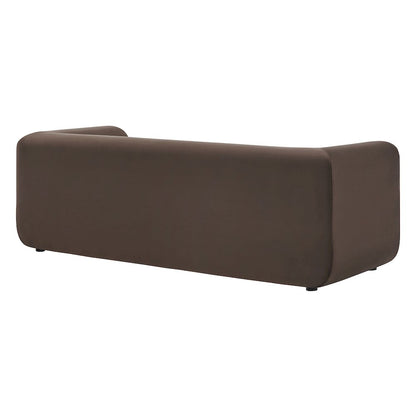 Leif 89" Performance Velvet Upholstered Sofa