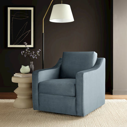 Liora Performance Velvet Armchair